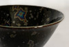Guinomi Sake cup Kyo Kiyomizu yaki ware Handcraft Black Tenmoku glaze Japan