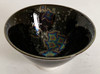 Guinomi Sake cup Kyo Kiyomizu yaki ware Handcraft Black Tenmoku glaze Japan