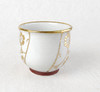 Guinomi Kutani Porcelain White dot Shirochibu Handcraft Sake Cup Made in Japan