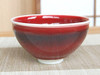 CHAWAN japanese green tea bowl ARITA ware yaki RED kiin SHINEMON made in japan