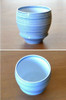 Arita yaki porcelain Sake Cup Bottle set Guinomi Tokkuri Ito Yarm Motif Japan