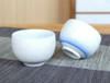 Arita yaki porcelain Sake Cup Bottle set Guinomi Tokkuri Aizome Suiteki Japan