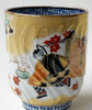Yunomi Kyo Kiyomizu yaki Japanese tea cup set The tale of Genge handpaint Japan