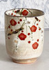 Yunomi Kyo Kiyomizu yaki Japanese pottery tea cup Hanakiko Plum Flower Japan