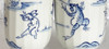 Yunomi Kyo Kiyomizu yaki porcelain Japanese tea cup set Kozan-ji Choju Giga