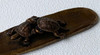 Bunchin Japanese Copper Paperweight Calligraphy Handcaft Turtle motif Japan