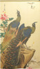 Noren Tapestry Nagasawa Rosetsu Japanese door curtain 150x85 Pepny Peacock japan