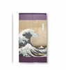 Noren Tapestry Hang door curtain Hokusai Purple Great Wave off Kanagawa japan