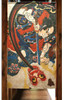 Noren Tapestry door curtain Utagawa Kuniyoshi Ukiyo-e Demon Matagoro Japan