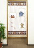 Noren Tapestry Japanese Hanging door curtain Cat Neko Japan 3 Cats Hello Japan