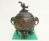 Incense burner Japanese Bronze Koro Takaoka Craft Karako Child Motif Japan