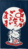 Manek neko Noren Tapestry Japanese door curtain Lucky cat Thank you Navy Japan