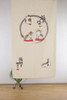 Noren Japanese hanging scroll curtain Lucky Cat Maneki Neko 85x150cm