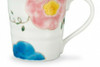Kutani yaki porcelain Japanese Mug Coffee Tea cup Takakazu Flower Hanamoyo Japan