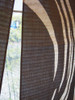 Noren Kyoto Japanese curtain Roketsu Batik Enso Ginnezu Blue grey 120 cm