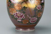 Kutani yaki porcelain Japanese Flower Vase Sanko Flower and Bird pattern Japan