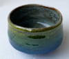 Kutani yaki ware Japanese Matcha Tea Bowl Chawan Blue Glaze Kinsai Japan