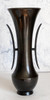 Flower Vase Takaoka Bronze Kaki Japan Mikoto Handle Ikebana Ikenobo Japan