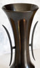 Flower Vase Takaoka Bronze Kaki Japan Mikoto Handle Ikebana Ikenobo Japan