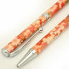 Gifu Mino Washi paper Japanese Ballpoint pen Kinpaku Gold foil Cherry Red Japan