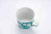 Kutani yaki porcelain Mug Coffee Tea Cup Seiko Kiln Blue Ume pattern Japan