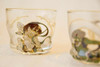 Fujin Raijin Japanese Glass Sake cup set Guinomi Shochu Nihonshu Made in Japan