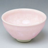 Kyo Kiyomizu yaki ware Japanese Sake cup Guinomi Crystal glaze Pink Japan