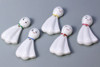 Kyo Kiyomizu yaki ware Japanese Chopstick rest Hashioki 5pcs Teruteru bozu Japan