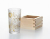 Japanese Sake Cup Masu Nippon taste Wa Komon pattern morning glory Japan