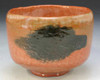 Kyo Kiyomizu yaki ware Japanese Aka Raku matcha bowl Nonko Seven Nue Japan