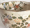 Kyo Kiyomizu yaki ware Japanese Matcha Tea bowl Small chrysanthemum Japan