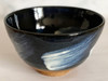Chawan Mino yaki pottery Japanese Matcha Tea Bowl Wan style Silver Blue Japan