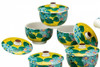 Kutani yaki Japanese Green Tea Cup Tea pot Kumidashi Set Lid set Ajisai Japan