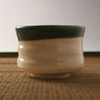 Chawan Mino yaki pottery Japanese Matcha Tea Bowl Small size Oribe style Japan
