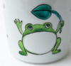 Kutani yaki ware Japanese Mug Coffee Tea Cup Flog Kaeru Chie Handcraft Japan