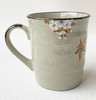 Kutani yaki ware Japanese Mug Coffee Tea Soup Cup Wild Cherry blossom and Bird