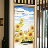 Noren Japanese Door Curtain 150*85cm Polyester Sun fllower Blue Sky Japan