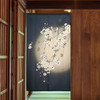 Noren Japanese Door Curtain 150*85cm Polyester Evening cherry blossoms Japan