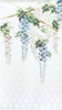 Noren Japanese Door Curtain 150*85cm Polyester wistaria-trellis Japan