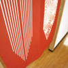 Noren Japanese Door Curtain 150*85cm Polyester Red Yagasuri Asanoha Japan