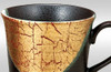 Pair Kutani yaki ware Ceramic Mug Tea Coffee Cup set of 2 Kinpaku Sai Gold foil