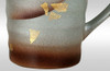 Pair Kutani yaki ware Mug Tea Coffee Cup set of 2 Gold Silver Foil Kin Gin Sai