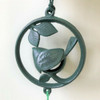 Furin Wind bell chime Little Bird motif Nanbu cast iron Japan