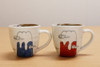 Mug cup set of 2 Arita yaki ware coffee tea soup cup Mt.Fuji from japan
