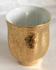 Yunomi Japanese tea cup gold Arita porcelain zipangu w/wooden box