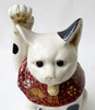 Kutani yaki ware Japanese Lucky cat Maneki neko Naoki Miyamoto 5.2 w/box