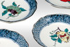 Kutani yaki ware Japanese Plate Dish set of 5 Fruit pattern 4.2 Japan