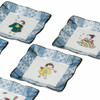 Kutani yaki ware Japanese Plate Dish set of 5 Warabe Japanese Child 4.2' Japan
