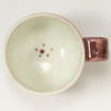 Shigaraki yaki Japanese pottery Tea Coffee Mug Cup Red Glaze Japapn Kosai