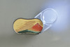 Yamanaka Lacquerware Japanese magnifying glass Loupe LED LightRed Fuji Red